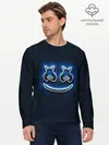 Мужской лонгслив базовый / Marshmello (P007_P004ooo2829609, P004ooo2829609)