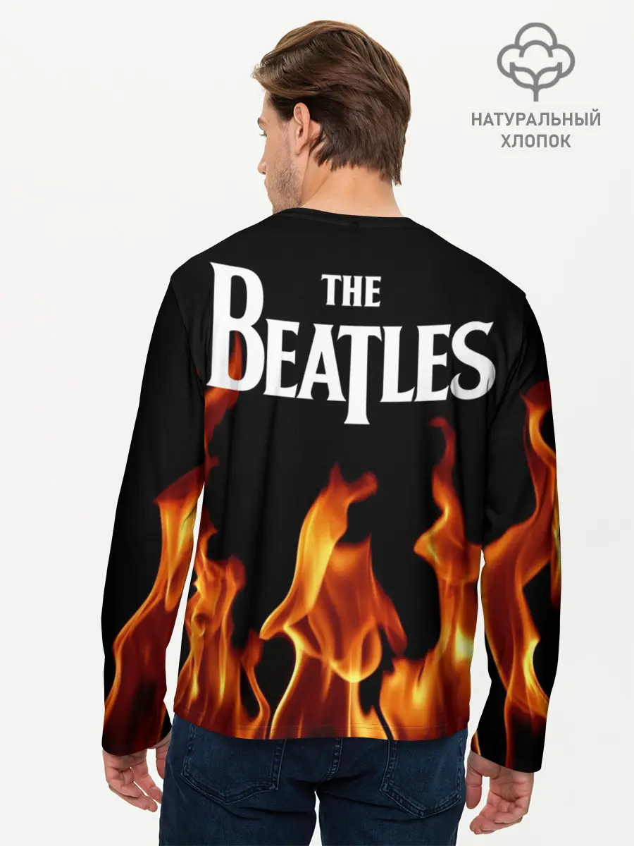 Мужской лонгслив базовый / The Beatles (P007_P004ooo2832461, P004ooo2832461)