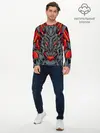 Мужской лонгслив базовый / Механический дракон (P007_P004ooo2833869, P004ooo2833869)