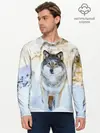 Мужской лонгслив базовый / Я зимой (P007_P004ooo2836841, P004ooo2836841)