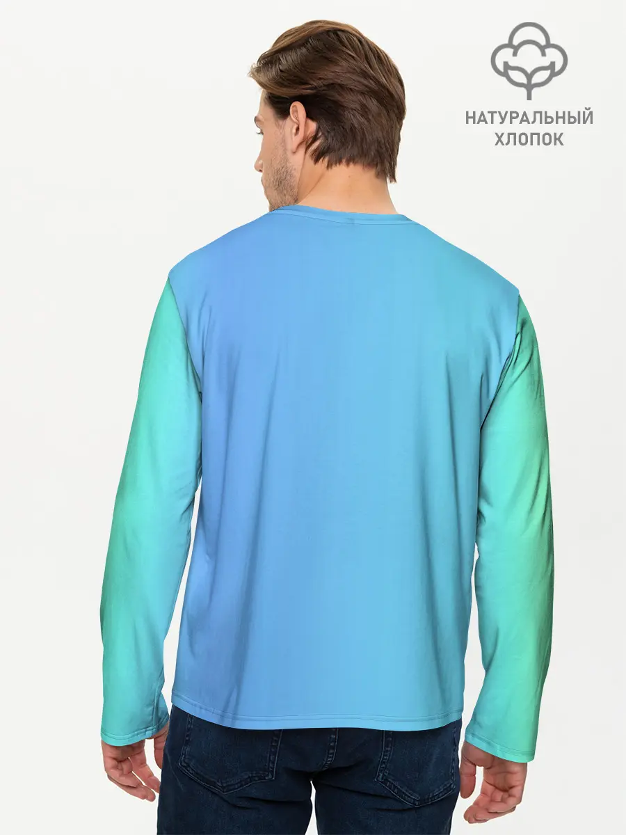 Мужской лонгслив базовый / Aqua Among As (P007_P004ooo2844213, P004ooo2844213)