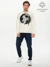 Мужской лонгслив базовый / Тёмный космос (P007_P004ooo2844331, P004ooo2844331)