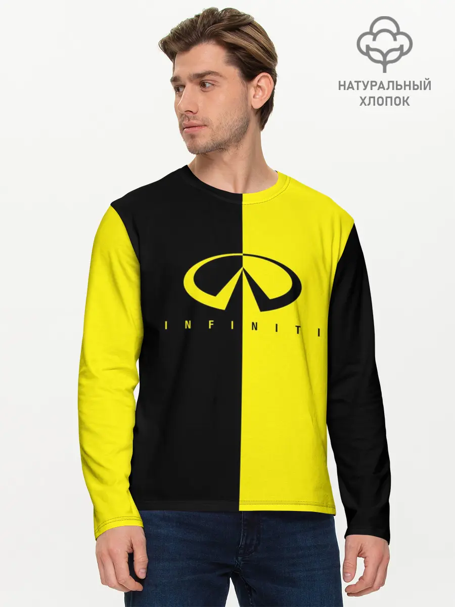 Мужской лонгслив базовый / INFINITI logo (P007_P004ooo2847661, P004ooo2847661)