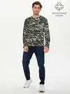 Мужской лонгслив базовый / Камуфляж - Вован (P007_P004ooo2850849, P004ooo2850849)