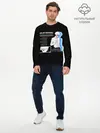 Мужской лонгслив базовый / Сатору Гото Магическая битва (P007_P004ooo2850963, P004ooo2850963)