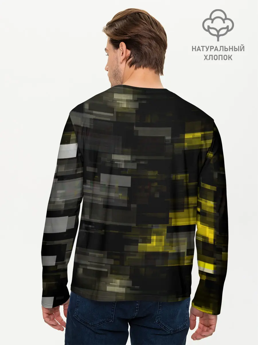 Мужской лонгслив базовый / MILITECH камуфляж Cyberpunk 2077 (P007_P004ooo2851031, P004ooo2851031)