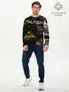 Мужской лонгслив базовый / MILITECH камуфляж Cyberpunk 2077 (P007_P004ooo2851031, P004ooo2851031)