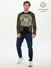 Мужской лонгслив базовый / Воин (P007_P004ooo2850647, P004ooo2850647)
