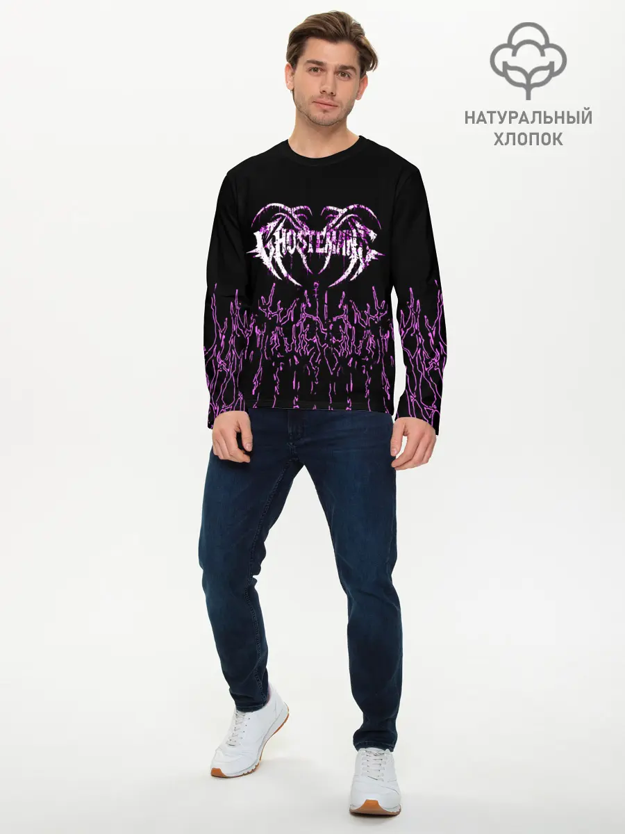 Мужской лонгслив базовый / GHOSTEMANE (P007_P004ooo2850349, P004ooo2850349)