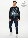 Мужской лонгслив базовый / Волк Фенрир (P007_P004ooo2850615, P004ooo2850615)