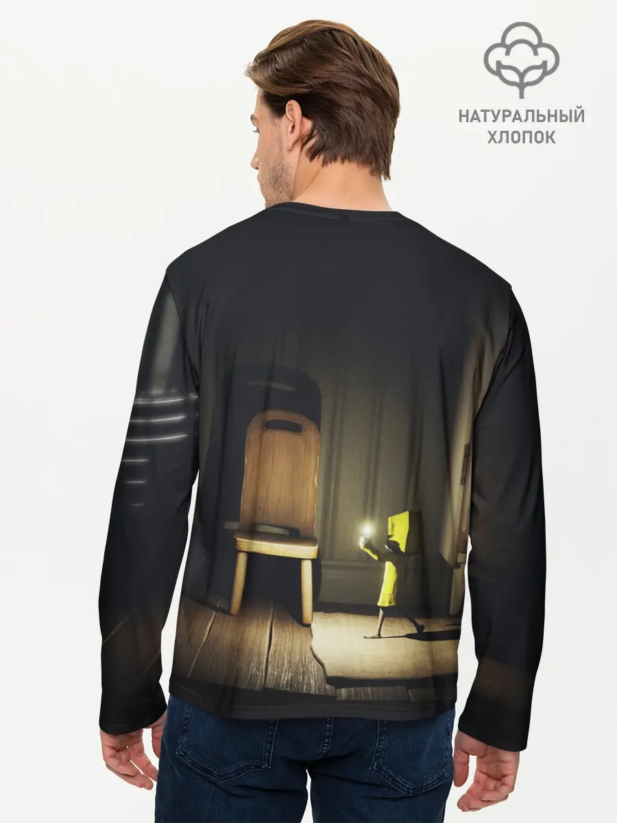 Мужской лонгслив базовый / Little Nightmares 2 (P007_P004ooo2852801, P004ooo2852801)