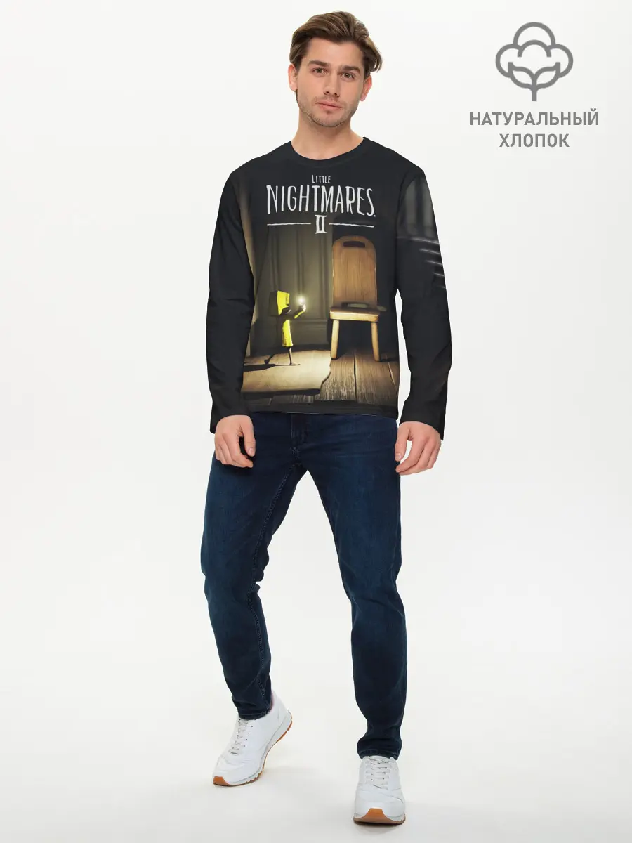 Мужской лонгслив базовый / Little Nightmares 2 (P007_P004ooo2852801, P004ooo2852801)