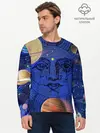 Мужской лонгслив базовый / Астрология планет (P007_P004ooo2859253, P004ooo2859253)
