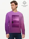 Мужской лонгслив базовый / Аметистовый закат (P007_P004ooo2858781, P004ooo2858781)