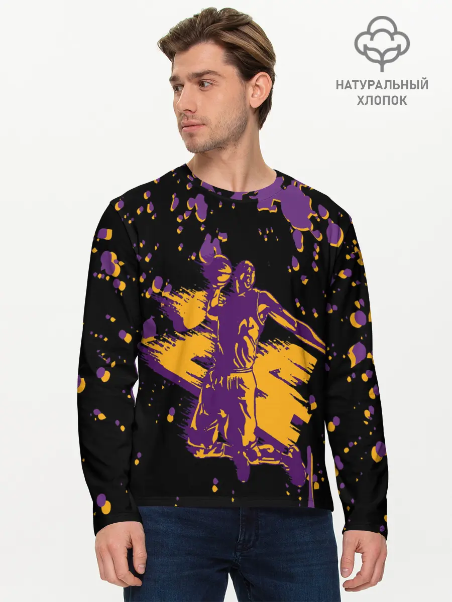 Мужской лонгслив базовый / Kobe Bryant. (P007_P004ooo2860361, P004ooo2860361)