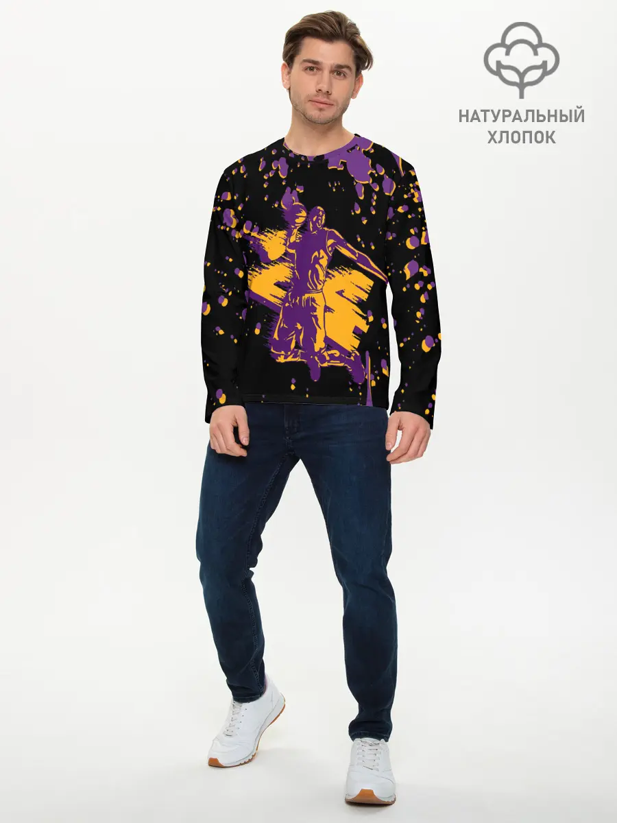 Мужской лонгслив базовый / Kobe Bryant. (P007_P004ooo2860361, P004ooo2860361)