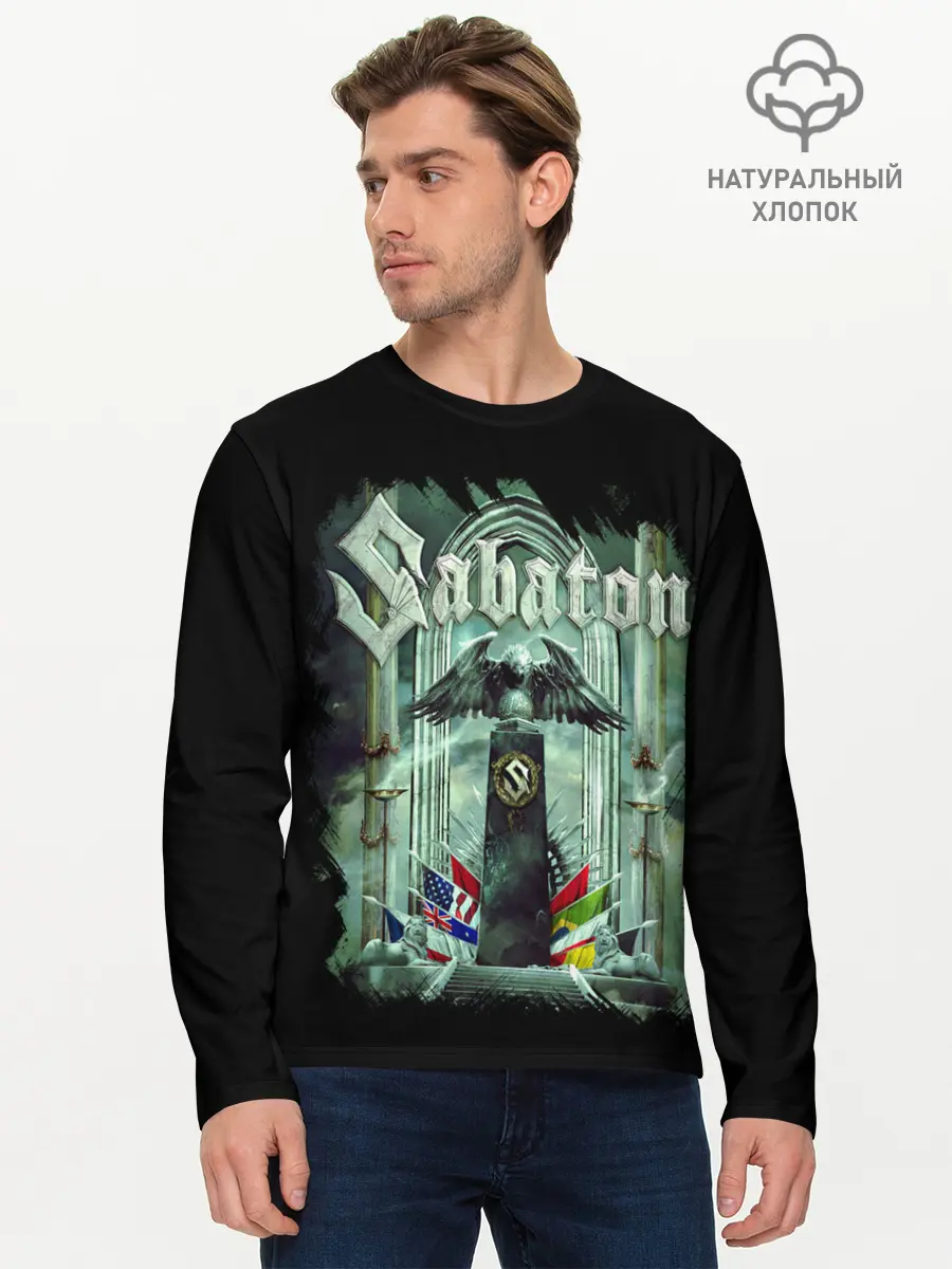 Мужской лонгслив базовый / SABATON (P007_P004ooo2860815, P004ooo2860815)