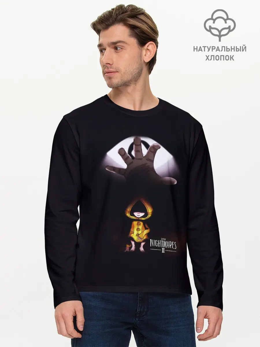 Мужской лонгслив базовый / Маленькие кошмары 2 (P007_P004ooo2862351, P004ooo2862351)