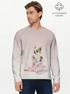 Мужской лонгслив базовый / собачка полотенце процедуры (P007_P004ooo2863081, P004ooo2863081)