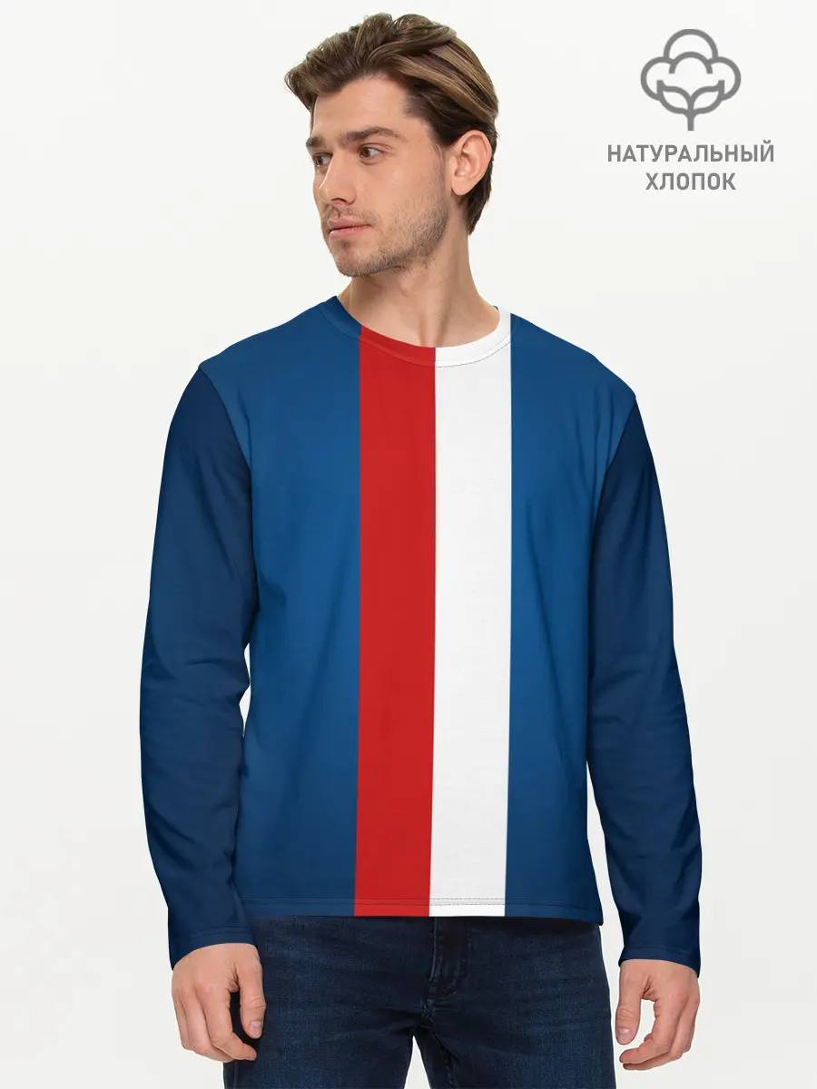 Мужской лонгслив базовый / ФК Пари Сен-Жермен (P007_P004ooo2865043, P004ooo2865043)