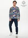 Мужской лонгслив базовый / Ленивцы и Лемуры (P007_P004ooo2865767, P004ooo2865767)