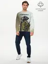 Мужской лонгслив базовый / Cyberpunk 2077|Киберпанк 2077 (P007_P004ooo2866121, P004ooo2866121)