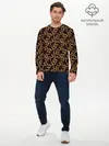 Мужской лонгслив базовый / Мантра ОМ (P007_P004ooo2867085, P004ooo2867085)