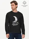 Мужской лонгслив базовый / Moon Ship (P007_P004ooo2867487, P004ooo2867487)