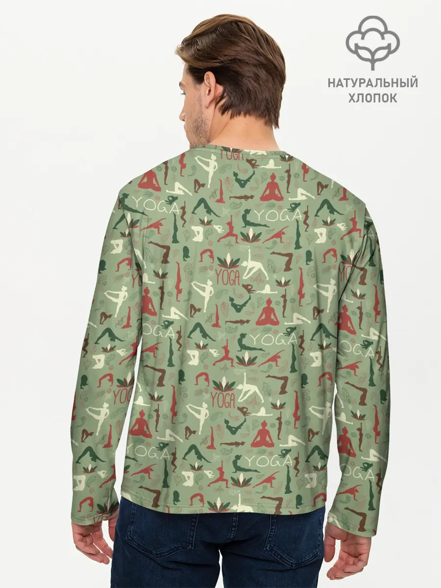 Мужской лонгслив базовый / Йога (P007_P004ooo2869877, P004ooo2869877)