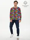 Мужской лонгслив базовый / Йога (P007_P004ooo2869873, P004ooo2869873)