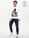 Мужской лонгслив базовый / Daft Punk (P007_P004ooo2869695, P004ooo2869695)