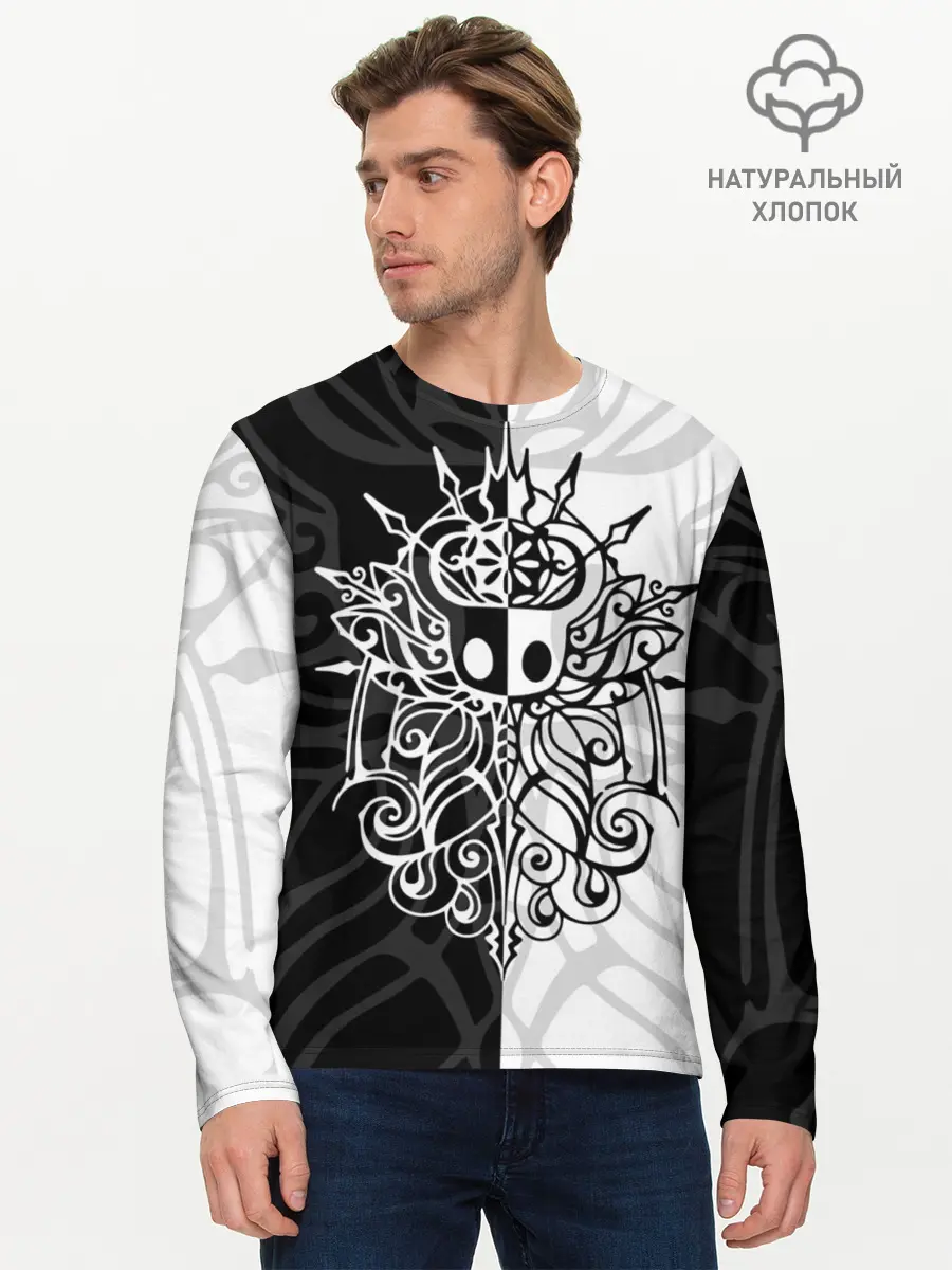 Мужской лонгслив базовый / HOLLOW KNIGHT | ХОЛЛОУ НАЙТ (P007_P004ooo2870127, P004ooo2870127)