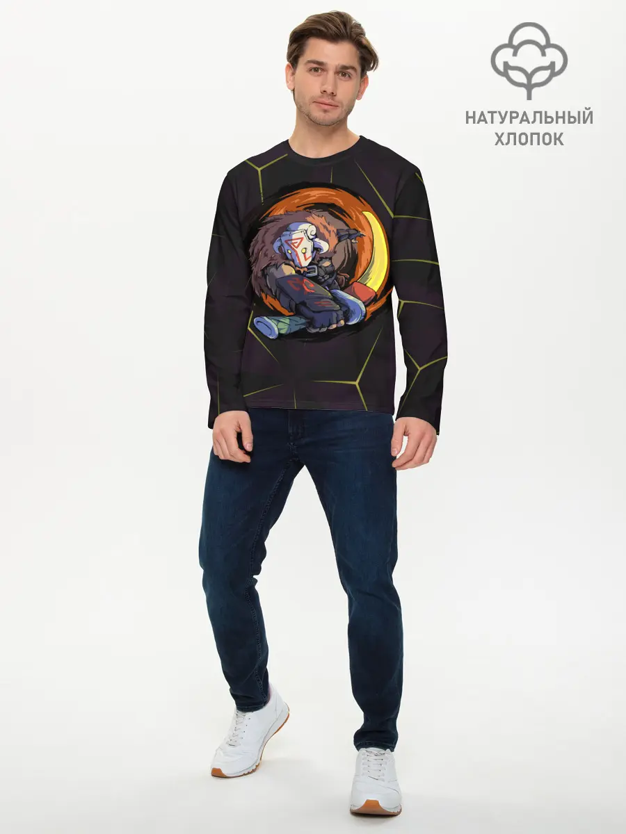 Мужской лонгслив базовый / Джагер | Dota 2 (P007_P004ooo2870821, P004ooo2870821)