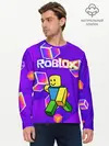 Мужской лонгслив базовый / ROBLOX КУБЫ (P007_P004ooo2872347, P004ooo2872347)