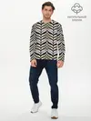 Мужской лонгслив базовый / Африканский племенной узор (P007_P004ooo2872973, P004ooo2872973)