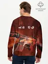 Мужской лонгслив базовый / CS GO M4A4 HOWI (P007_P004ooo2874559, P004ooo2874559)