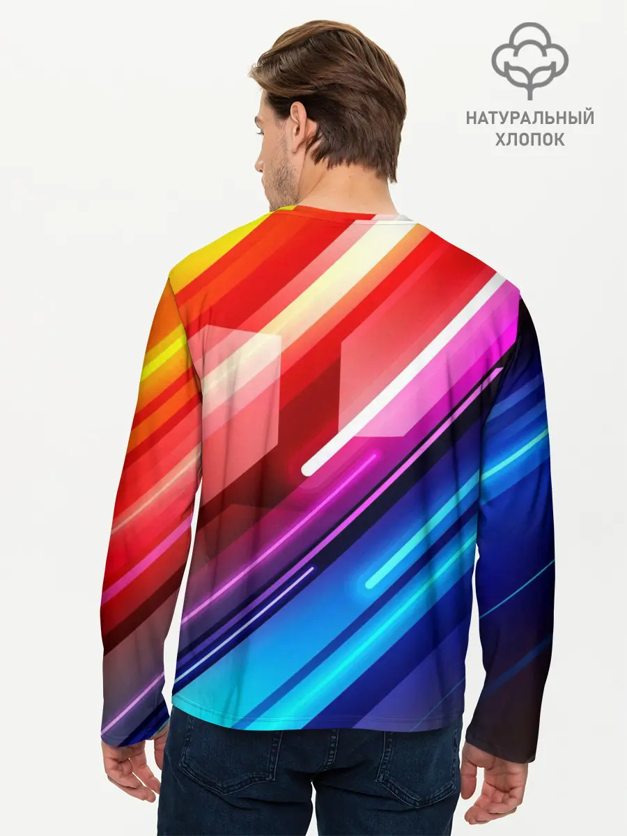 Мужской лонгслив базовый / НЕОН (P007_P004ooo2874683, P004ooo2874683)