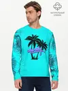 Мужской лонгслив базовый / GTA Vice City гавайка (P007_P004ooo2875681, P004ooo2875681)