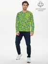 Мужской лонгслив базовый / Киви (P007_P004ooo2875461, P004ooo2875461)