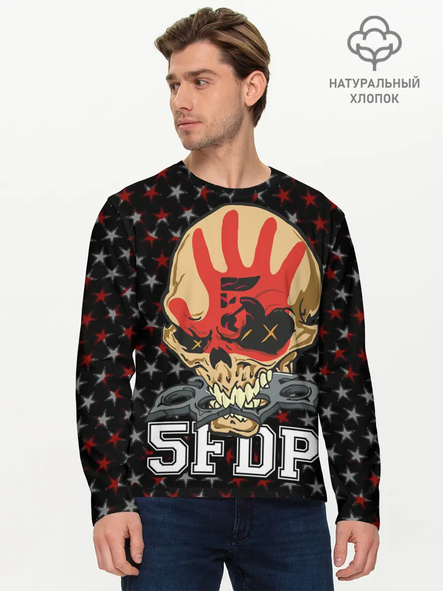 Мужской лонгслив базовый / Five Finger Death Punch [3] (P007_P004ooo2875587, P004ooo2875587)
