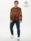 Мужской лонгслив базовый / Лисы (P007_P004ooo2875633, P004ooo2875633)