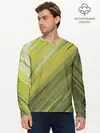 Мужской лонгслив базовый / Акварельные линии (P007_P004ooo2876471, P004ooo2876471)