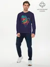 Мужской лонгслив базовый / Динозавр Рэкс Тирэкс (P007_P004ooo2877587, P004ooo2877587)