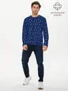 Мужской лонгслив базовый / Рыбы (P007_P004ooo2877835, P004ooo2877835)