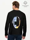 Мужской лонгслив базовый / Daft Punk (P007_P004ooo2879087, P004ooo2879087)
