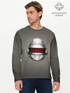 Мужской лонгслив базовый / Daft Punk | Hello (P007_P004ooo2879053, P004ooo2879053)