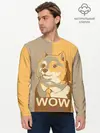 Мужской лонгслив базовый / Doge Wow (P007_P004ooo2879893, P004ooo2879893)
