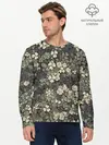 Мужской лонгслив базовый / Камуфляж с клевером (P007_P004ooo2881749, P004ooo2881749)