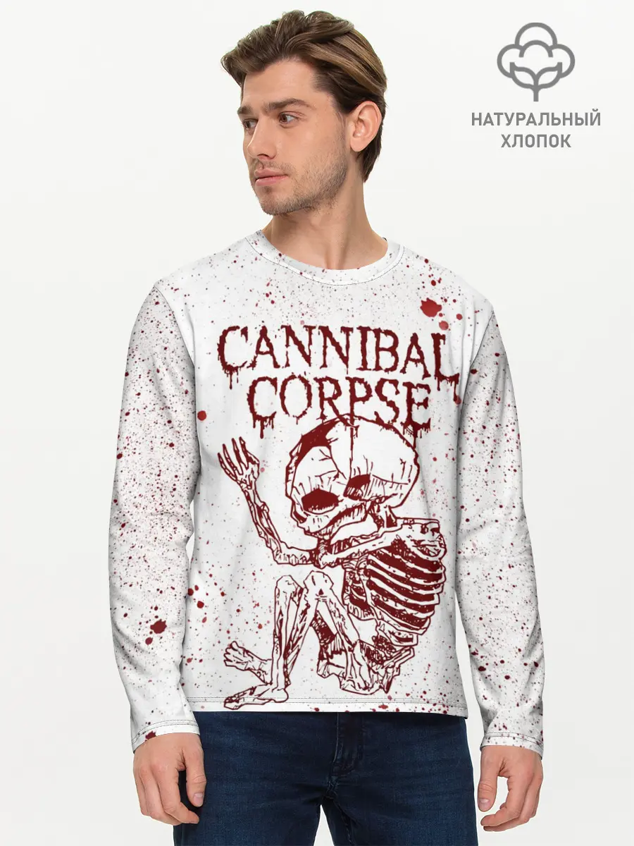 Мужской лонгслив базовый / Cannibal Corpse (P007_P004ooo2882669, P004ooo2882669)