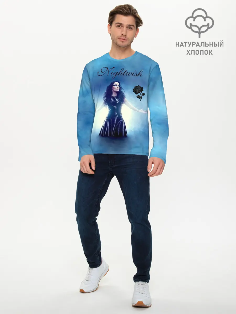 Мужской лонгслив базовый / Nightwish (P007_P004ooo2883157, P004ooo2883157)